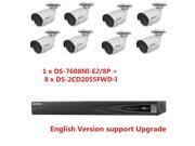 Hikvision DS-7608NI-E2/8P 8CH 8POE NVR + 8 x DS-2CD2055FWD-I 5MP POE 2.8mm Cameras English Version can Upgrade Hikvision DS-7608NI-E2/8P 8CH 8POE NVR + 8 x DS-2CD2055FWD-I 5MP POE 2.8mm Cameras English Version can Upgrade