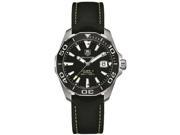 TAG HEUER MEN S AQUARACER CLOTH BAND STEEL CASE AUTOMATIC WATCH WAY211A.FC6362