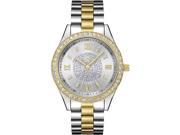 JBW WOMEN S MONDRIAN 37MM TWO TONE STEEL BRACELET QUARTZ ANALOG WATCH J6303G