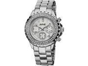August Steiner Women s 40mm Chronograph Metal Metal Case Crystals Watch AS8031SS