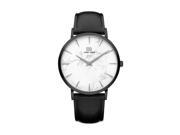 DANISH DESIGN MEN S 40MM LEATHER BAND IP STEEL CASE QUARTZ WATCH IQ52Q1217