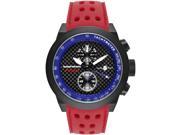 GLAM ROCK MEN S RACETRACK 48MM RED SILICONE BAND QUARTZ WATCH GRT29115F N