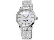 Frederique Constant Slime Line Stainless Steel Ladies Watch FC 206MPWD1S6B