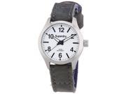 SUPERDRY WOMEN S 34MM GREY LEATHER BAND STEEL CASE QUARTZ ANALOG WATCH SYL113E