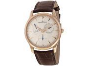 Jaeger LeCoultre Ultra Thin Reserve de Marche Rose Gold Mens Watch Q1372520