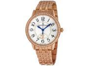 Jaeger LeCoultre Rendez Vous Silver Dial 18kt Rose Gold Ladies Watch Q3442120