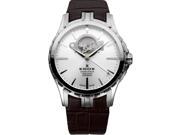 EDOX MEN S GRAND OCEAN 41MM BROWN LEATHER BAND AUTOMATIC WATCH 85008 3 AIN