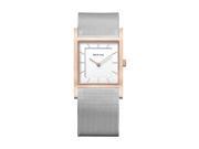Bering Women s Classic Two Tone Stainless Steel Milanese Mesh Watch 10426 066