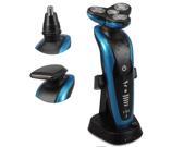 KM 58892 3 in 1 Mens Rechargeable Cordless Washable 4 Blade Shaver Razor US Stock