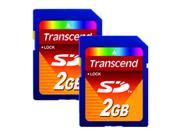 2 x 2GB Standard Secure Digital SD Memory Card 1 Twin Pack
