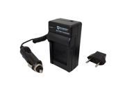 Mini Battery Charger Kit for Nikon ENEL14 Battery Fold in Wall Plug Car EU Adapters Included Replacement for Nikon MH 24