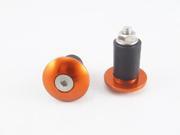 Custom Logo CNC Aluminum Button Bar Ends for Suzuki HAYABUSA GSXR1300 Orange