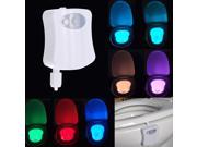 8 Colors LED Toilet Nightlight Motion Activated Light Sensitive Dusk to Dawn Battery operated Lamp lamparas 3d tooth lamp