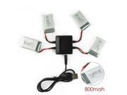 syma x5c parts X5 charger X5A X5C 1 RC Quadcopter Spare 4 in1 battery charger with 4pcs battery 800mah