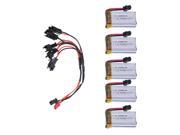 New Upgrade RC Part 7.4V 500mAh Lipo Battery KH8C 02 VA23 and DYX 009 Cable for RC JJRC H8C RC Quadcopter Plane Helicopter