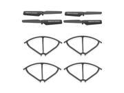 Original JJRC Part CW CCW Propellers With Protector Frame for JJRC H8C RC Quadcopter Plane