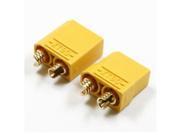 IUModel Parts Accessories 2 pairs of Amass XT90 Male Female Bullet Connectors Plugs For RC Battery
