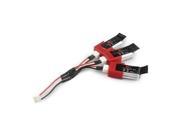 IUModel 3 PCS 3.7V 300mah Battery and 1 PCS USB charging Cable for XK K120 RC Helicopter XK K120