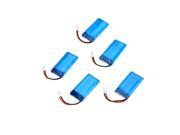 IUModel 5 pcs Upgraded Spare Parts3.7V 500mAh Battery for Hubsan X4 H107 Syma X5SW Series RC Quadcopter