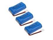 IUModel 3PCS Upgraded 7.4V 400mAh 30C Lipo Battery 2S for DM007 RC Quadcopter RC drone Parts