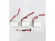 IUModel 3 pcspack Upgrade 7.4V 1000mAh Li Po Battery for MJX X600 RC Hexacopter with 1 to 3 Charging Cable