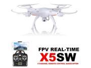 Syma X5SW RC 2.4G 6 Axis FPV Quadcopter Drone Helicopter Headless With 2.0MP Camera Wifi IOS Android Sync Real Time Video