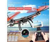 Wifi IOS Android SYNC JJRC V686 FPV explorers 6Axis RC Drone 360 Eversion Quadcopter RTF 2MP Camera with 4Pcs 720mAh battery