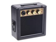 PG 3 3W Electric Guitar Amp Amplifier Speaker Volume Tone Control I71 Instrument Color Black Golden
