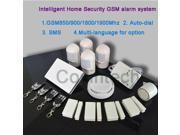 Smart IOS Android Apps Home Security GSM alarm system with manual in language English Russian French German for option