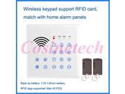 433 315MHZ wireless RFID keypad password keypad keyboard for GSM pstn Home alarm system RFID tag Access control system auto lock