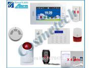 868MHZ FSK Smart home alarm system Wireless wired Security GSM Alarm System in English German Italian Dutch menu for option