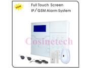 WEB IE GSM SMS APP Control Home Alarm Burglar System TCP IP GSM Alarm Control System Support 3G 4G WIFI Network Remote Control