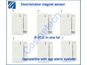 Wireless Door window magnetic sensor access magnet door contact detector SC2262 EV1527 433 315MHZ for security alarm system