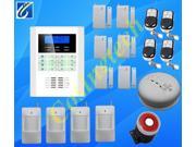 Hot sales GSM PSTN dual network Home security gsm alarm system in English French Russian Italian for option Home alarm system