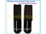 Intelligent wireless solar beam sensor ASK433MHZ 315MHZ solar powered beam sensor detector for GSM PSTN home alarm system