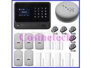 Intruder burglar GSM WIFIalarm system menu wifi security set G90B