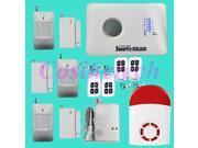 Wired wireless home GSM alarm system with built in speaker MIC for intercom Voice operation 315 433MHZ