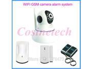 New arrival 720P IP camera with GSM function alarm accessories surveillance camera SMS FSK 868mhz GSM WIFI alarm system