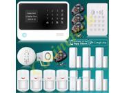 2015 new product Internet WiFi GSM GPRS Home Security Alarm System G90B alarm Kit RFID Keypad PIR Detector Door smoke Sensor