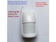wireless infrared motion detector long life battery smart PIR sensor auto detect 433 315MHZ EV1527 for home alarm systems