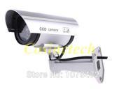 Realistic looking Dummy camera surveillance IR fake camera Wonderful Outdoor Indoor Fake security Camera withNight CAM LED Light