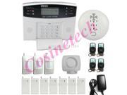 Available for global Security Quad band GSM Alarm System with police siren Smoke Sensor PIR detector Drop shipping