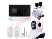 New Arrival GPRS WIFI alarm system Wireles gsm alarm system with ip camera APP controlled smart home Security burglar alarm