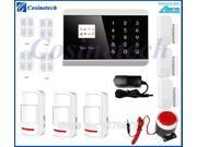 101 zones Touch Keypad Wireless wired GSM PSTN Alarm system with IOS Android APP control Burglar Alarm System