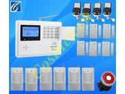 HOT sales 99 Wireless 4 Wired defense zones Dual network PSTN GSM alarm system home security GSM PSTN alarm system