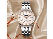 SKMEI Brand Quartz Watch fashion casual Women dress watches Stainless Steel Ladies Wristwatch Gold Clock Relojes Mujer