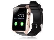 GT88 Bluetooth NFC Smart Watch with Built in Heart Rate Monitor Touch Screen and Magnetic Charging for Smartphones Color Gold