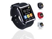 Smart Watch Smartwatch U80 Bluetooth WristWatch for iPhone Android iOS. Black