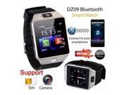 Bluetooth Smart Watch Phone Camera Support SIM Card For Android iOS Phone DZ09