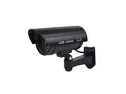 Outdoor Indoor Fake Security Dummy Surveillance CCTV Security Dome Camera Flashing Red LED Light Sticker